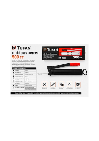 Tufan El Tipi Manuel Gres Pompası 500 Cc