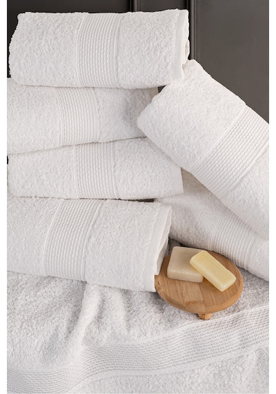 Blanc 2'li 70x140 Banyo Havlu Seti Havlu Banyo Havlusu I Hamam Seti I Çeyiz Havlusu - Beyaz