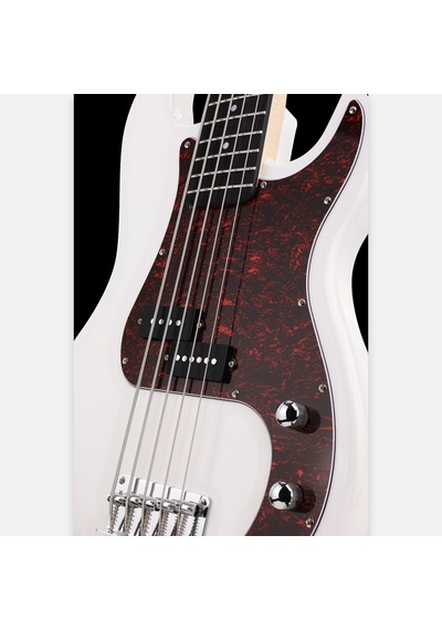 Arrow Session Bass 5 Bleached Bone White Rosewood/t-shell