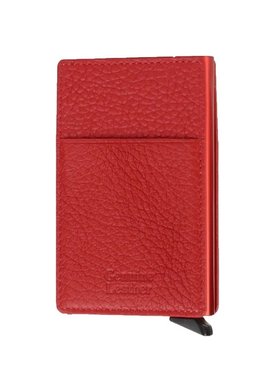 Walsmart Pocket Flotur Akıllı Mekanizmalı Deri Cüzdan Kırmızı
