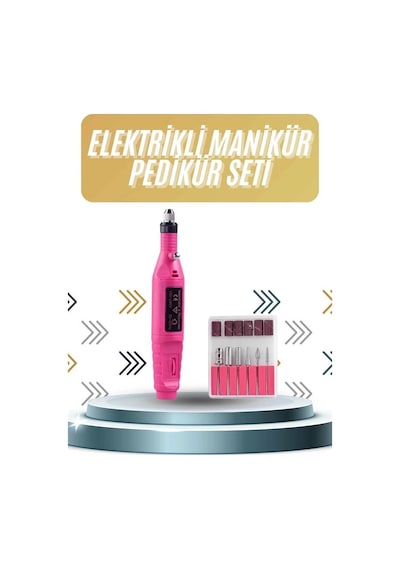 Elektrikli Tırnak Törpü Seti 12v Manikür Pedikür Aksesuarları 76854724