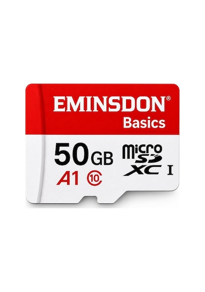 50gb Hafıza Kartı Ev Araç Güvenlik Kamerası Uyumlu Telefon Tablet Micro Sd Class10