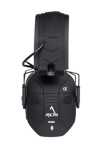 Ascim Bluetooth Elektronik Atış Kulaklığı - Nrr 23 Db Gürültü Önleyici Aktif Ses Amplifikasyonlu Poligon Ve Av Kulaklığı