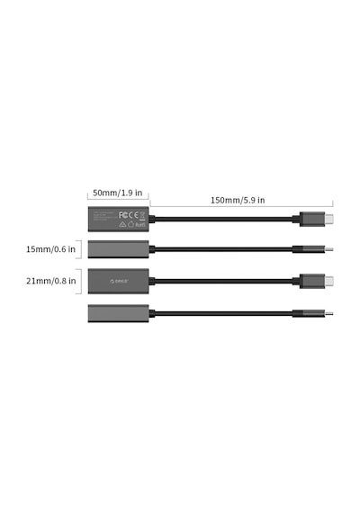 Orico Rj45 To Type-c 1000mbps Dönüştürücü Adaptör Orico Rj45 To Type-c 1000mbps Dönüştürücü Adaptör