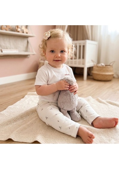 Tiffany Baby & Kids Tiffany Baby Olive Branch Theme Patiksiz Pantolon 46006 Ekru