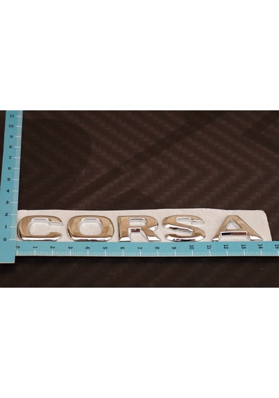 Opel Corsa 3M 3D Krom Abs Logo Amblem