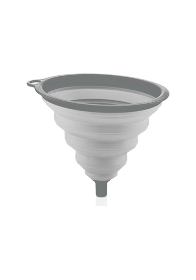 Katlanır Akordiyon Huni 12 18 14 Cm Gri