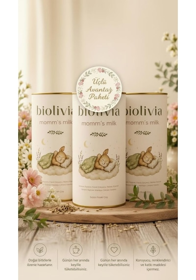 Biolivia Mum's Milk - Anne Çayı 3'lü Set