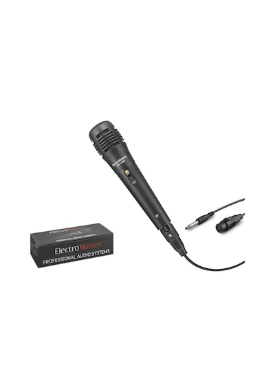 Electro Master Ea1100 Kablolu Dinamik Vokal Mikrofonu 6.35 Mm Jack 5 M Siyah