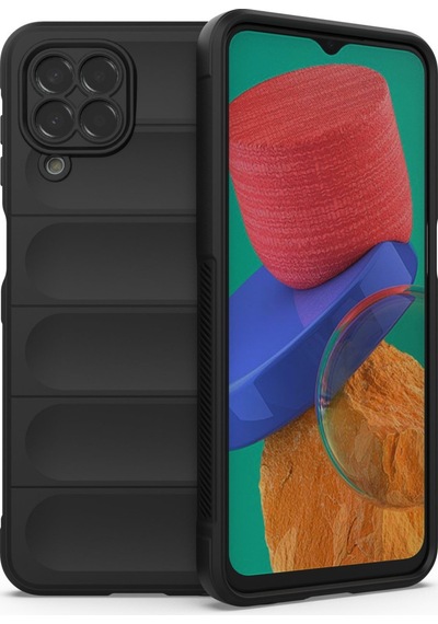 Samsung Uyumlu Galaxy M33 Uyumlu Kılıf Optimum Silikon - Siyah