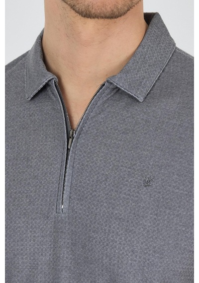 Koyu Antrasit Polo Yaka Kısa Kol Cepsiz Slim Fit Classic Tişört 1011250176 KOYU ANTRASİT Koyu Antrasit Polo Yaka Kısa Kol Cepsiz Slim Fit Classic Tişört 1011250176 KOYU ANTRASİT