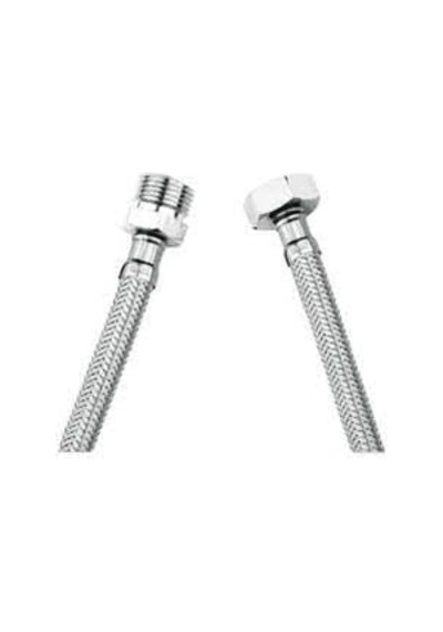3/8x3/8 Nipelli Flex Hortum Bağlantı Flexi Dişi-erkek Oynar Rakor : 3/8 X 3/8 30 Cm