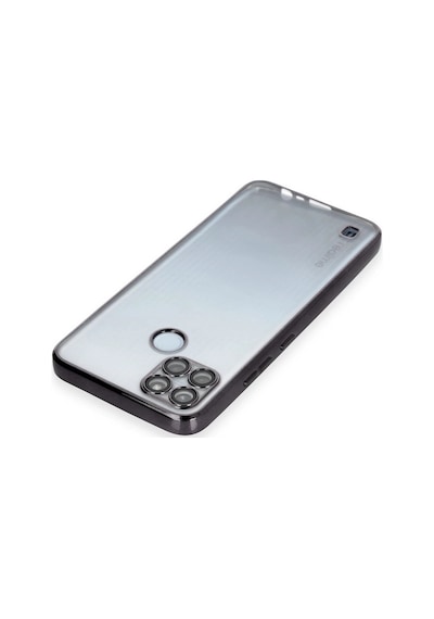 Newface - 809 - Realme C25y Kılıf Razer Lensli Silikon - Csmo-tex - - Siyah Sıyah