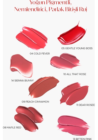 Missha Dare Rouge Sheer Sleek Yoğun Pigmentli Besleyici Nemli Bitişli Ruj 14 Sienna Bunny