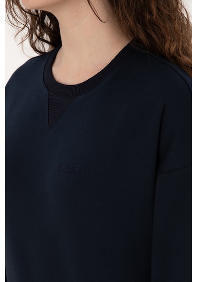 U.S. Polo Assn. Kadın Lacivert Bisiklet Yaka Sweatshirt 50320028-VR033