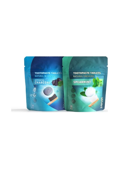 Tbrush Beyazlatıcı Aktif Karbonlu&Naneli Diş Macunu Tableti - Doğal Ve Etkili Beyazlatma 30Tablet