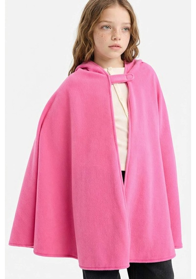 Defacto Kız Çocuk Kapüşonlu Polar Pelerin Kostüm G7013a825wnpn2 Pembe-pn2