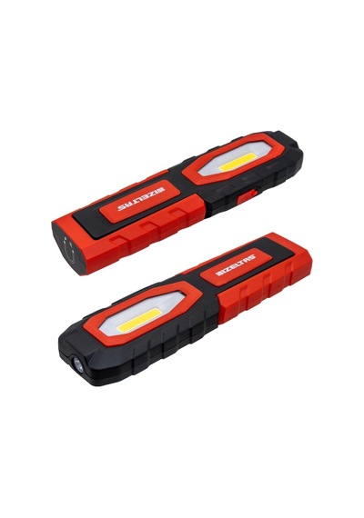 İzeltaş Cob Led Şarjlı Büyük Boy Çalışma Lambası 600 Lm Kırmızı - Siyah