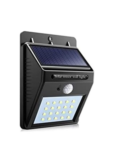 20 Led'li Güneş Enerjili Hareket Sensörlü Bahçe Lambası 4 Işık