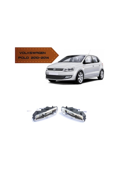 Vw Polo Sis Farı Gündüz Lambalı Ampullü Ve Duylu Sol Şoför Tarafı