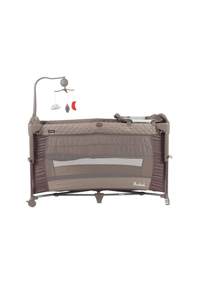 Prego Bedside Anne Yanı Oyun Parkı 70x120 Cm - Bej