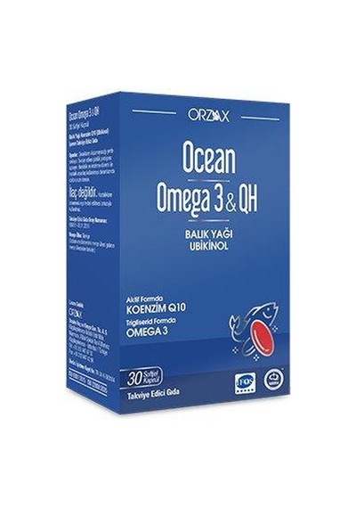 Omega 3 & QH Takviye Edici Gıda 30 Kapsül