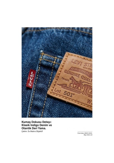Levi's 501 Original Erkek Jean Pantolon 3249 Kot Mavi