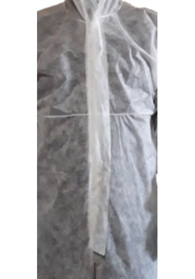 Tek Kullanımlık Fermuarlı Tela Koruyucu Tulum 50 G Beyaz
