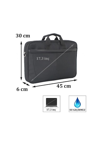 Laptop Çantası 17.3" & 17 Basic Omuz Askılı 8683255011981