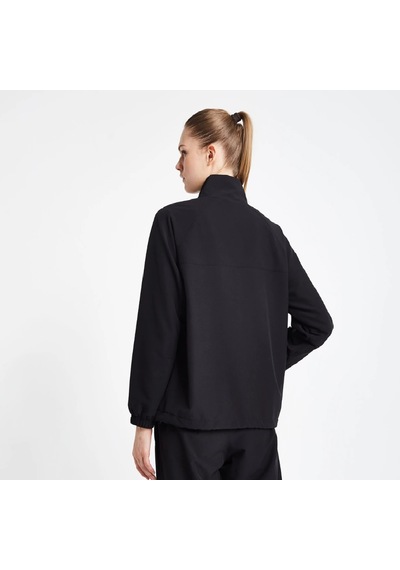 Lescon Kadın Fermuarlı Sweatshirt 24n-2140 24ntbs002140 Siyah