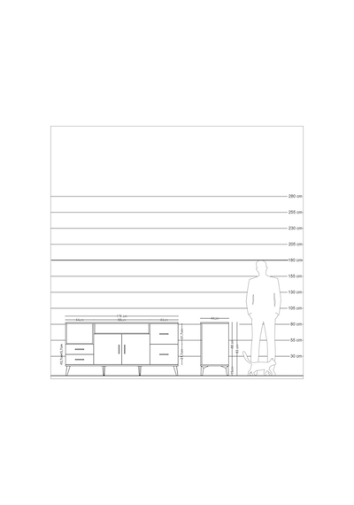 Hyperion Konsol 3 Raflı 4 Çekmeceli 2 Kapaklı 176x44x83 Antrasit-antrasit/çam Antrasit/çam Hyperion Konsol 3 Raflı 4 Çekmeceli 2 Kapaklı 176x44x83 Antrasit-antrasit/çam Antrasit/çam
