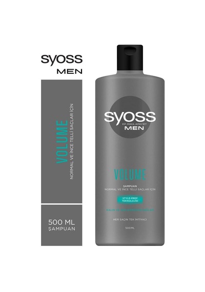 Syoss Men Volume Kalın ve Gür Görünümlü Saçlar Şampuan 500 Ml
