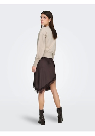 Only Onlmıo Ls O-neck Button Cardiga Kadın Hırka 15377295 Bej