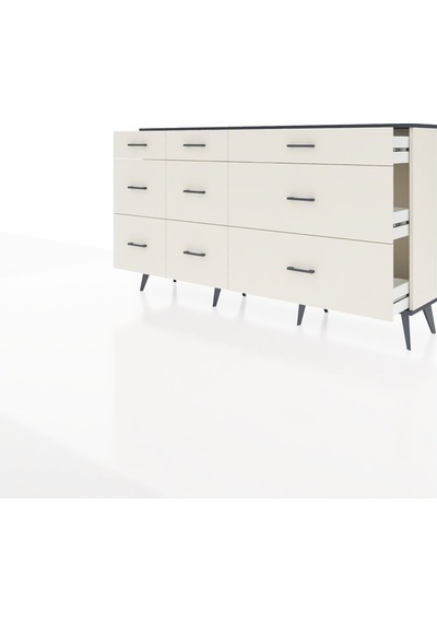 Arges Konsol 9 Çekmeceli 176x30x99 Aytaşı-antrasit/aytaşı Antrasıt/aytası - Aytası Arges Konsol 9 Çekmeceli 176x30x99 Aytaşı-antrasit/aytaşı Antrasıt/aytası - Aytası