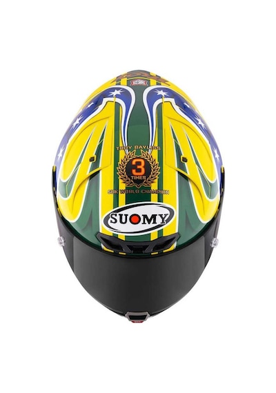 Suomy S1-Xr Gp Troy Baylıss Edıtıon 2005 Kapalı Kask Sarı - Mavi
