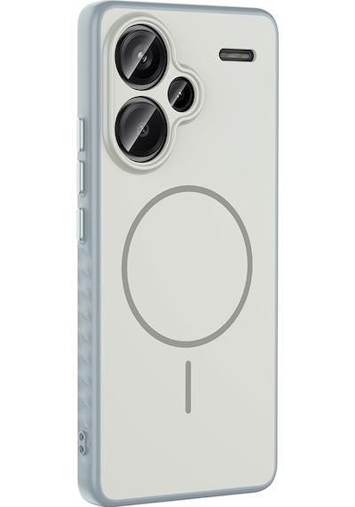 Redmi Note 13 Pro Plus 5g Kılıf M-safe Şarj Özellikli Mkst Tea Kapak - Lacivert Lacivert