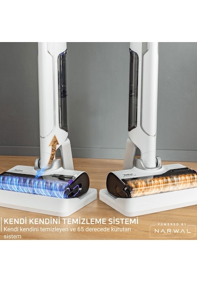 Tefal X-Clean 10 GF7540 Islak Kuru Şarjlı Dikey Süpürge