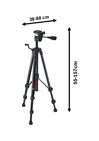 Bosch Uyumlu Professional Measurement Bt 150 Tripod, Alüminyum, 55-157 C
