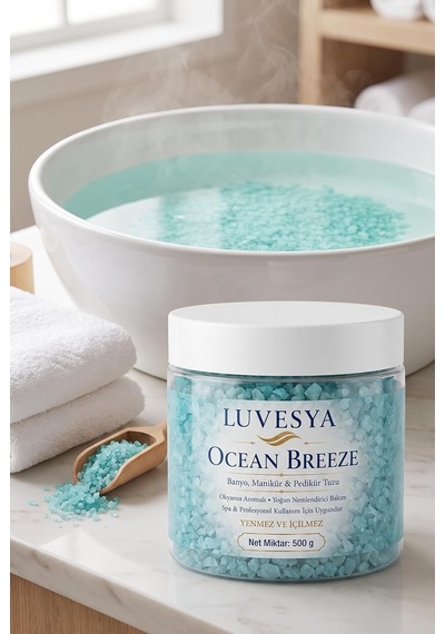 Banyo, Manikür Ve Pedikür Tuzu, İri Taneli, 500 G Okyanus Esintisi 285 ML
