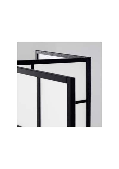 Ikea Rısör Paravan, Beyaz-siyah, 216x185 Cm