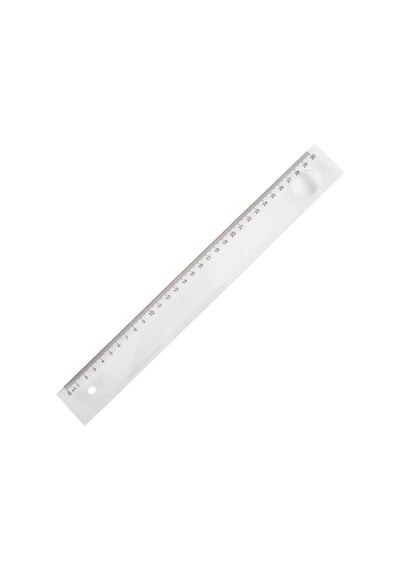 Ark Mercekli Geniş Büro Cetveli 30 cm 179 Şeffaf