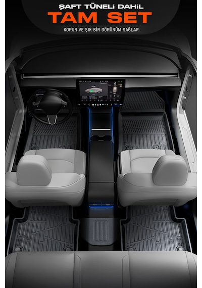 Siyah Fiat Fiorino 2017 - 2022 Arası 4d Havuzlu Paspas Takımı