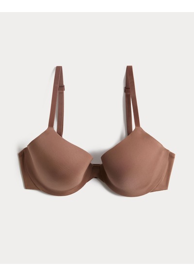 Marks & Spencer Body Invisibles Demi Cup Sütyen T33002495 Kahverengi