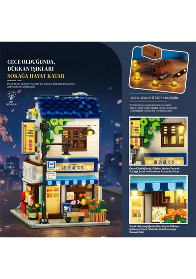 Reobrix Grocery Store 66504 Brick Yapım Seti