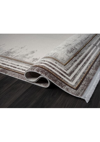 Çam Halı Otto Ot001g Gri Modern Desen Salon Halısı