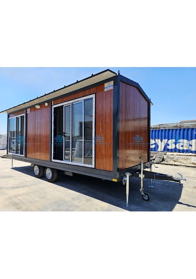 250 X 700 Teras Evim Tiny House 1+1 Plakalı Ruhsatlı O2 Belgeli Kredi Kartına Vade Farksız Taksit Fabrikadan