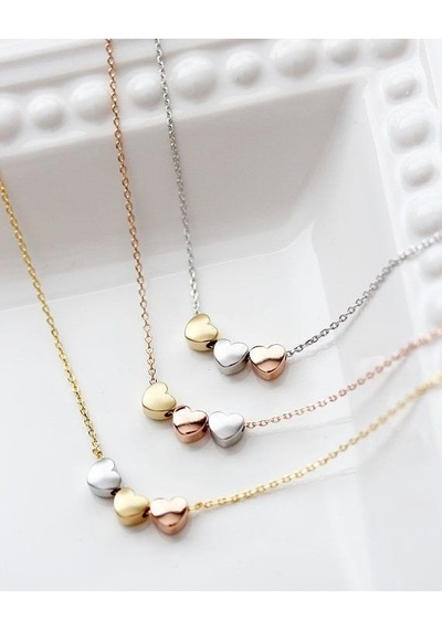 925 Ayar Gümüş Minimalist Kişiye Özel Harfli Kalp Kolye.rose.gold.rodaj Renk Seçeneği