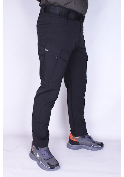 Nikbin Tactical Taktik Pantolon Outdoor Kargo Cep Likrali Yazlık -siyah siyah