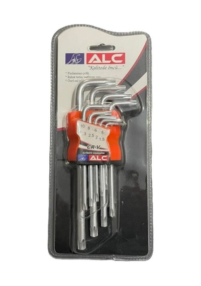 Uzun Yıldız Torx Alyan Anahtar Takımı 9 Parça