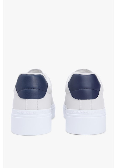 Tommy Hilfiger Th Chic Cupsole Kadın Bej Platform Taban Sneaker-13411 Bej